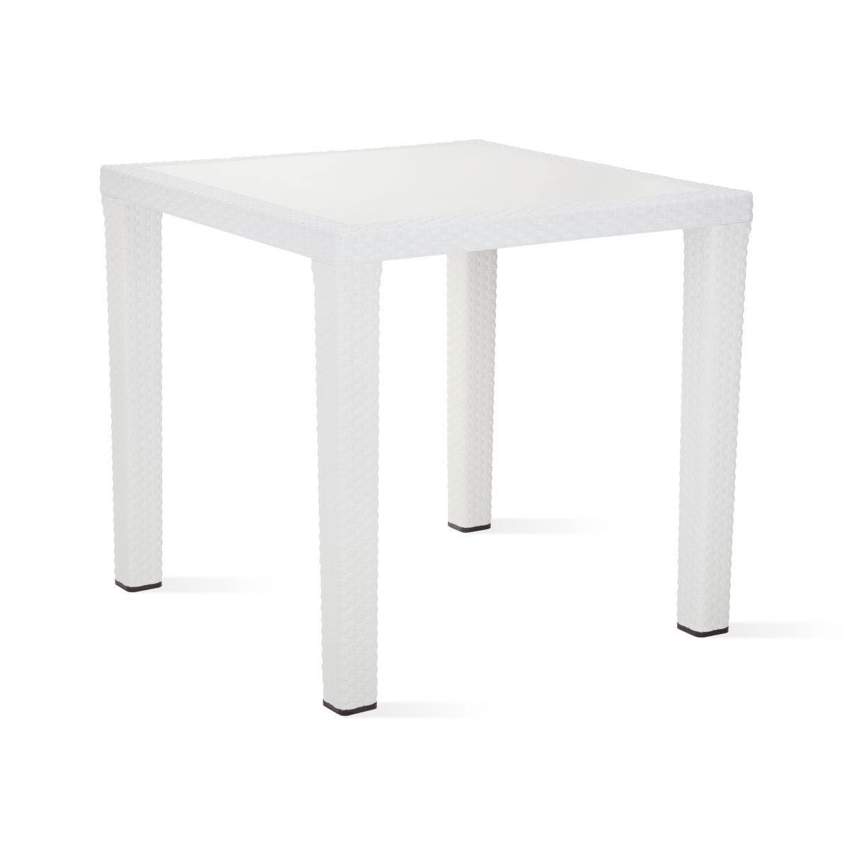 Ebat 80x80,Rattan Plastik Ayak,Cam Tabla