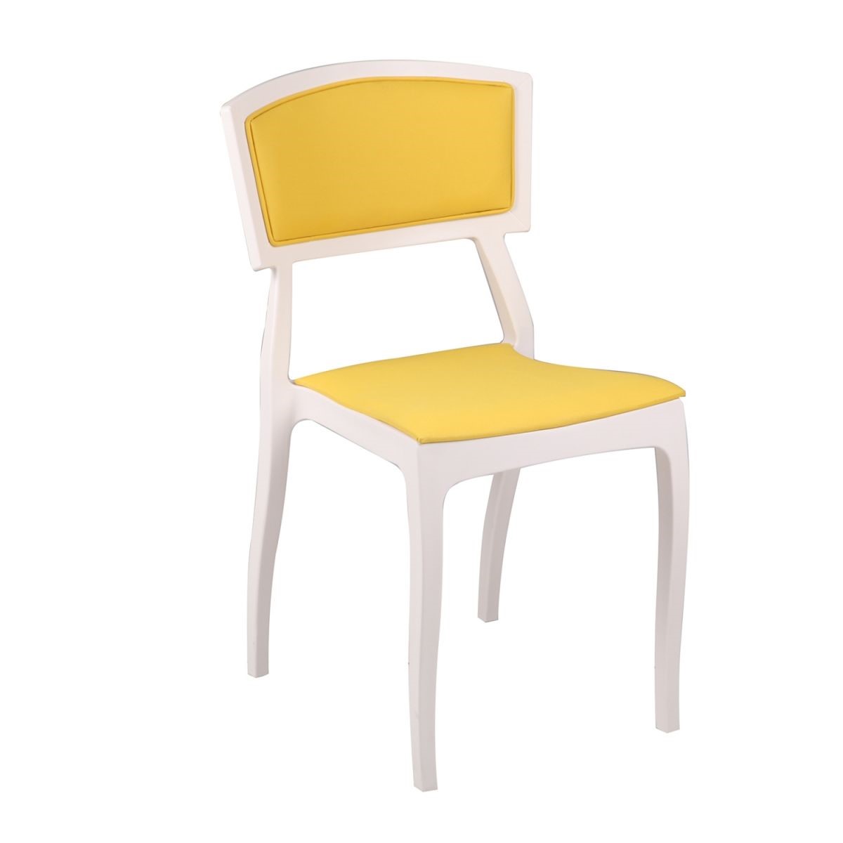 PP Sandalye,Oturma Kısmı Minderli Plastik Contract Sandalye