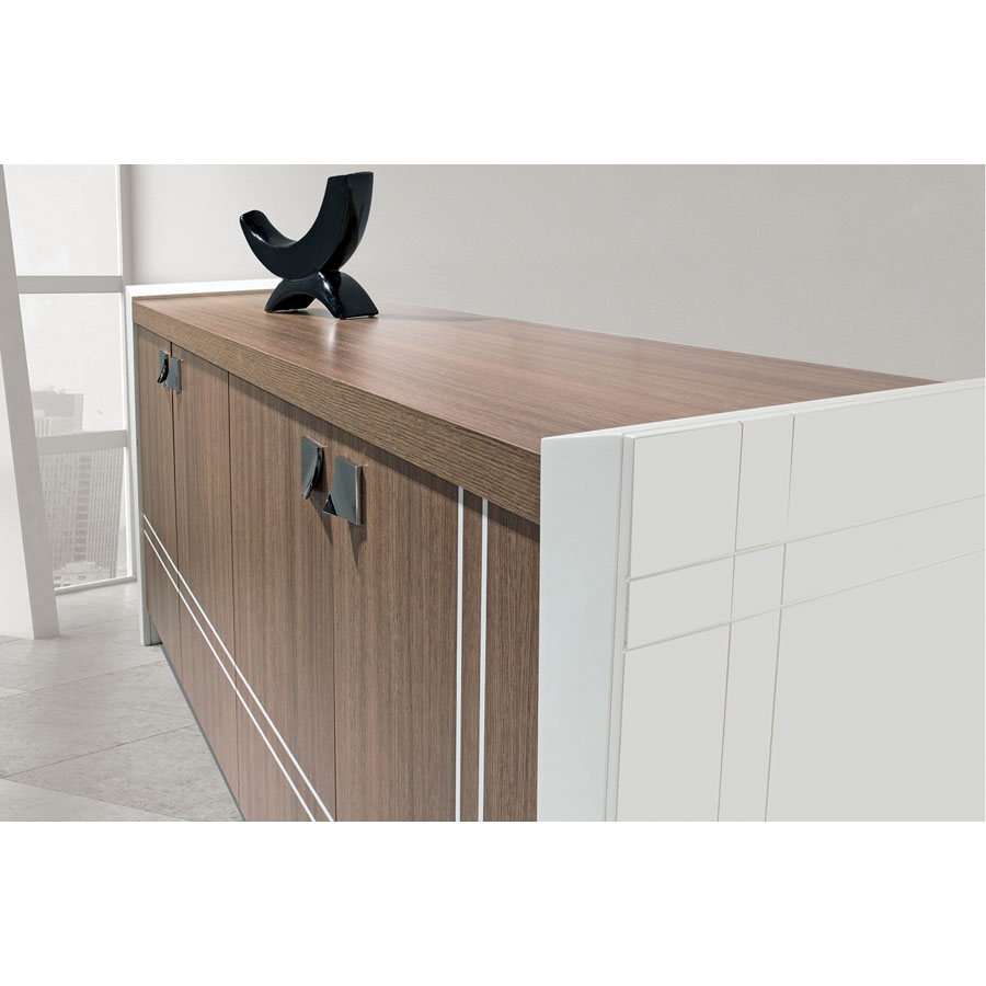 Lüks büro masa takımı, Genişlik : 220 cm, Derinlik : 100 cm, Yükseklik : 77 cm